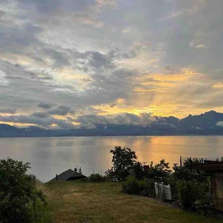 Chez Malou&Hugo vue lac proche Suisse&stations ! Saint-Gingolph Extérieur photo