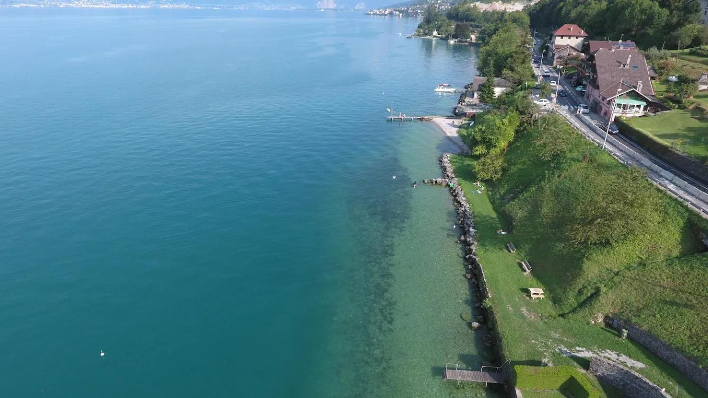 Chez Malou&Hugo vue lac proche Suisse&stations ! Saint-Gingolph Extérieur photo