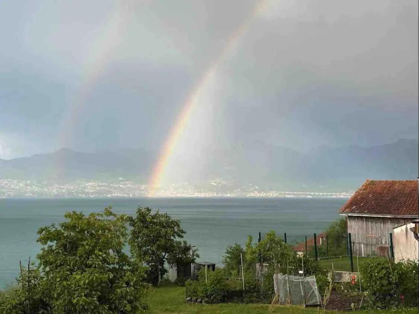 Chez Malou&Hugo vue lac proche Suisse&stations ! Saint-Gingolph Extérieur photo