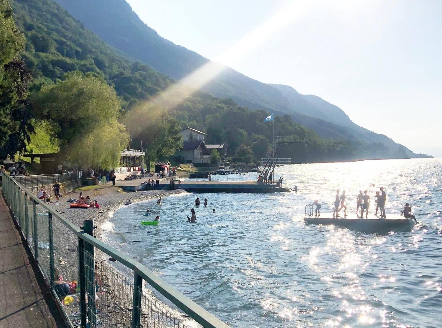 Chez Malou&Hugo vue lac proche Suisse&stations ! Saint-Gingolph Extérieur photo